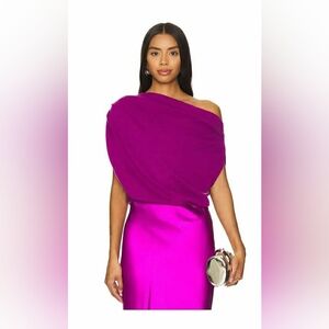 NWT The Sei Asymmetrical Drape Sweater Berry Purple Small